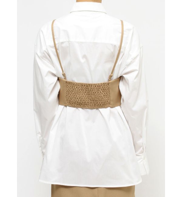 ELENDEEK「SHORT CAMI SET CROSS BL」|シャツ・ブラウス|