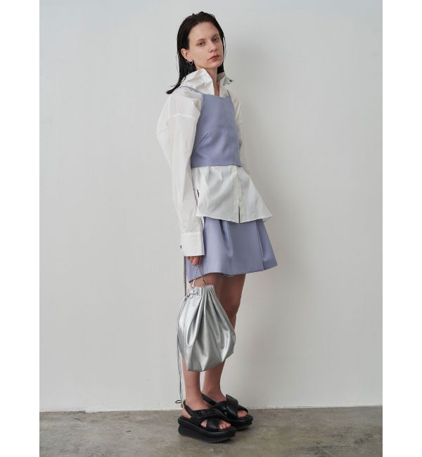 ELENDEEK「SHORT CAMI SET CROSS BL」|シャツ・ブラウス|