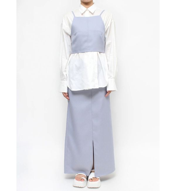 ELENDEEK「SHORT CAMI SET CROSS BL」|シャツ・ブラウス|