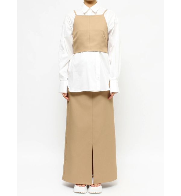 ELENDEEK「SHORT CAMI SET CROSS BL」|シャツ・ブラウス|