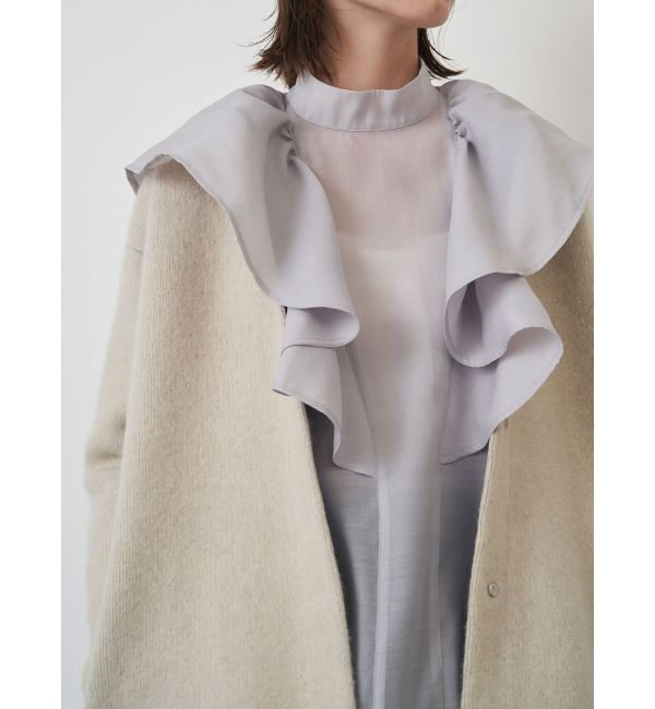 ELENDEEK「RAFFLE STAND NECK BL」|シャツ・ブラウス|