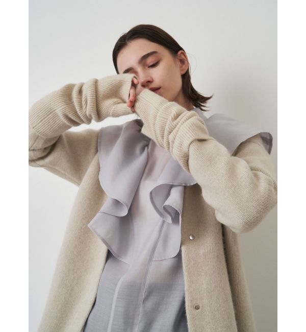 ELENDEEK「RAFFLE STAND NECK BL」|シャツ・ブラウス|