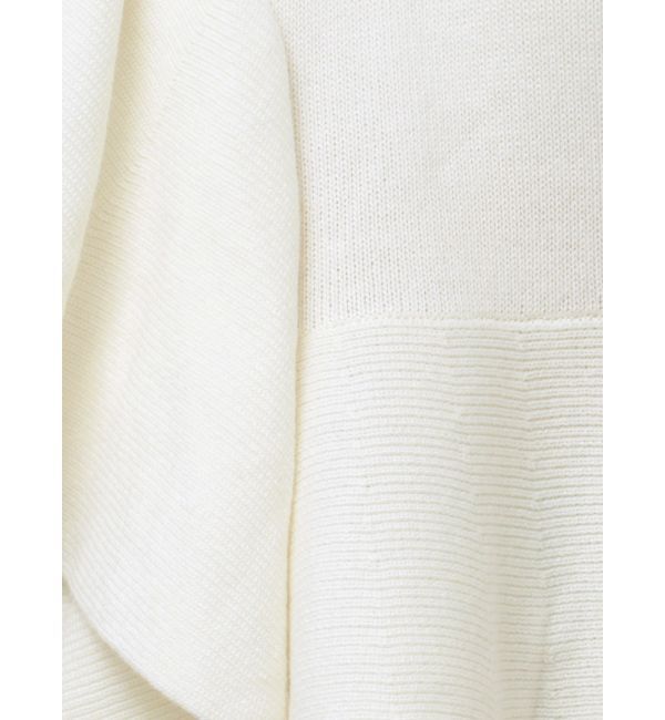 ELENDEEK「SHOULDER FRILL PEPLUM KT」|ニット・セーター|