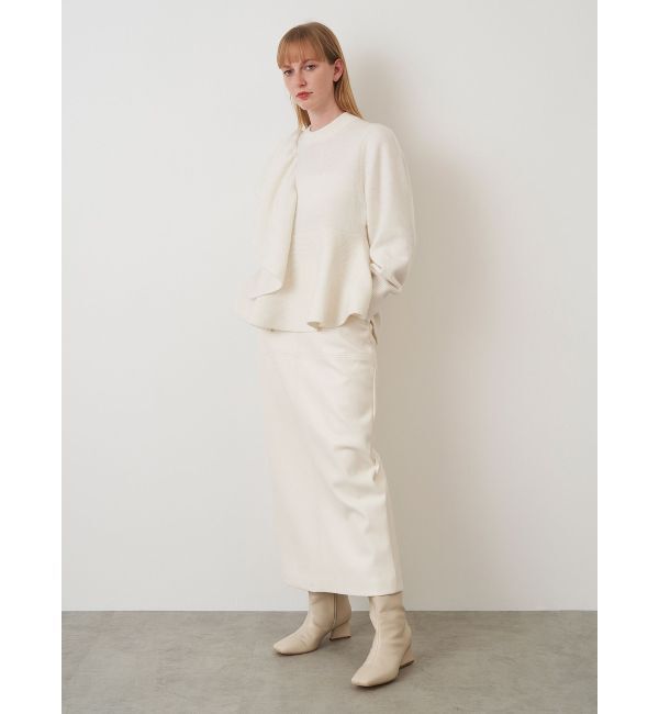 ELENDEEK「SHOULDER FRILL PEPLUM KT」|ニット・セーター|