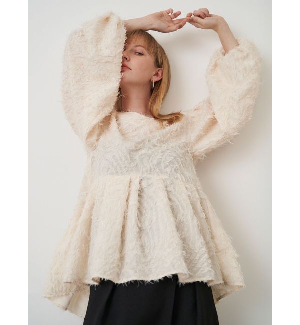 ELENDEEK「FRINGE PEPLUM BL」|シャツ・ブラウス|