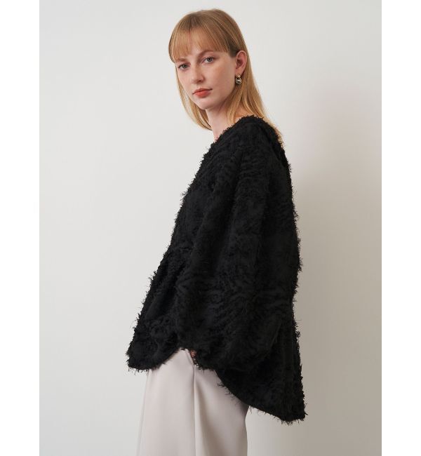 ELENDEEK「FRINGE PEPLUM BL」|シャツ・ブラウス|ブラック