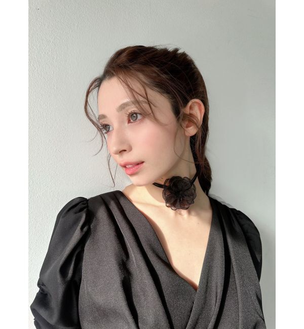 RESEXXY「フラワーモチーフシアーコサージュ」|ネックレス|