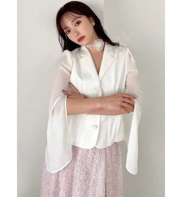 RESEXXY「フラワーモチーフシアーコサージュ」|ネックレス|