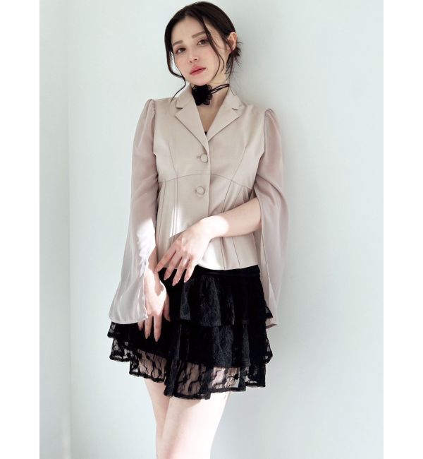 RESEXXY「フラワーモチーフシアーコサージュ」|ネックレス|