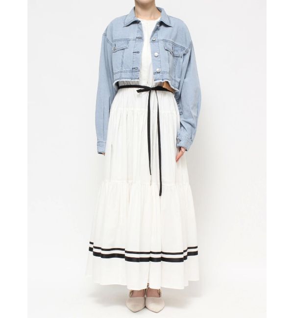 dazzlin「2WAYスリーブショートデニムジャケット」|デニムジャケット|