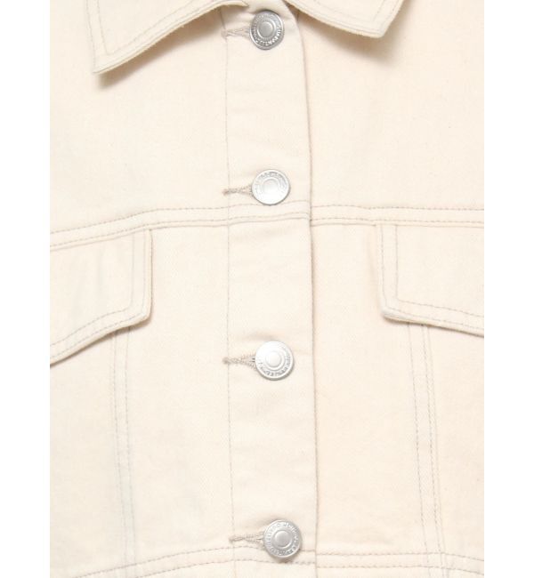 dazzlin「2WAYスリーブショートデニムジャケット」|デニムジャケット|