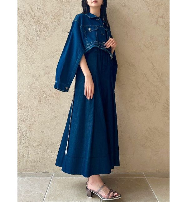 dazzlin「2WAYスリーブショートデニムジャケット」|デニムジャケット|