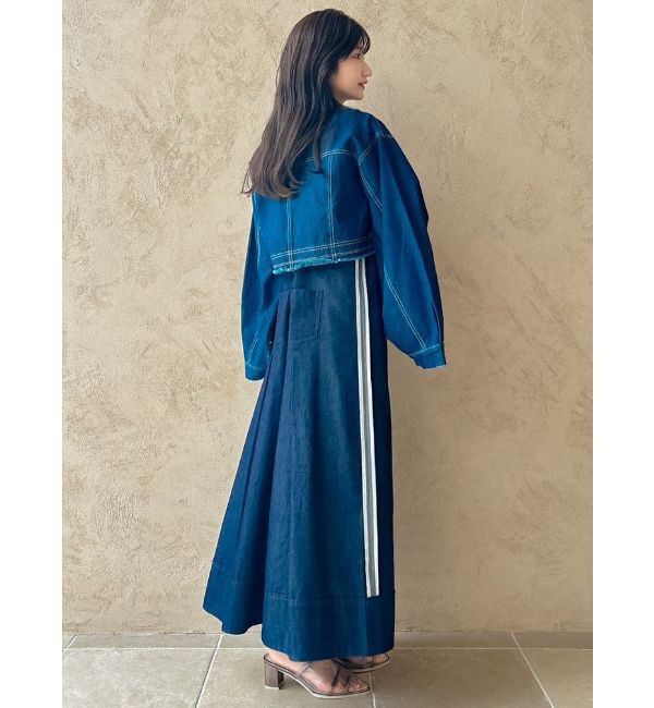 dazzlin「2WAYスリーブショートデニムジャケット」|デニムジャケット|