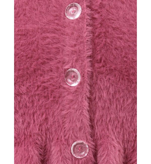 dazzlin「ミニシャギーペプラムカーデトップス」|ニット・セーター|