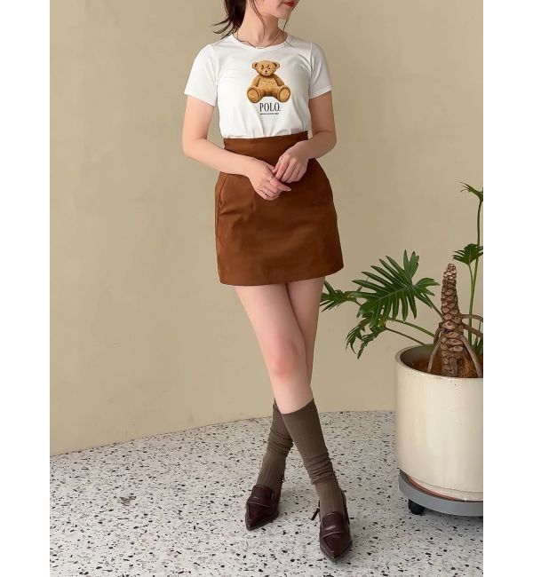 dazzlin「【POLO BCSコラボ/再生産】ベアモチーフコンパクトTシャツ」|Tシャツ・カットソー|