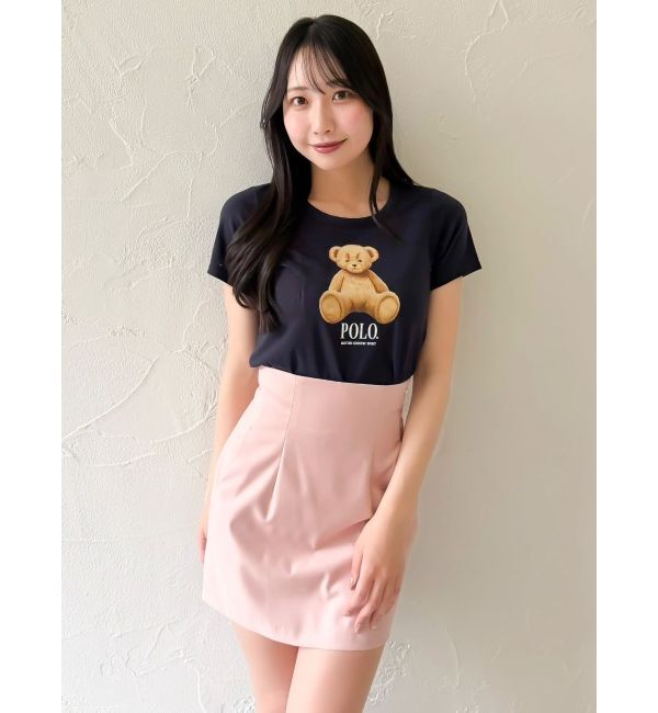 dazzlin「【POLO BCSコラボ/再生産】ベアモチーフコンパクトTシャツ」|Tシャツ・カットソー|