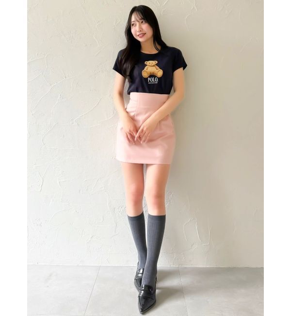 dazzlin「【POLO BCSコラボ/再生産】ベアモチーフコンパクトTシャツ」|Tシャツ・カットソー|