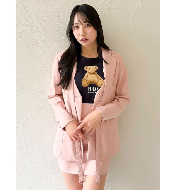 dazzlin「【POLO BCSコラボ/再生産】ベアモチーフコンパクトTシャツ」|Tシャツ・カットソー|