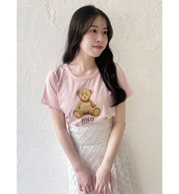 dazzlin「【POLO BCSコラボ/再生産】ベアモチーフコンパクトTシャツ」|Tシャツ・カットソー|