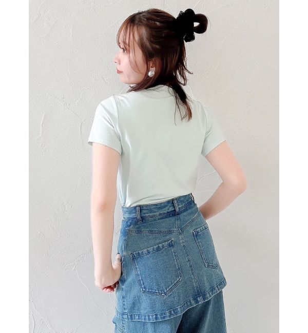 dazzlin「【POLO BCSコラボ/再生産】ベアモチーフコンパクトTシャツ」|Tシャツ・カットソー|