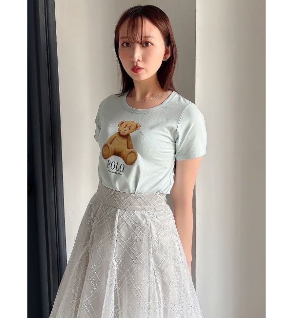 dazzlin「【POLO BCSコラボ/再生産】ベアモチーフコンパクトTシャツ」|Tシャツ・カットソー|