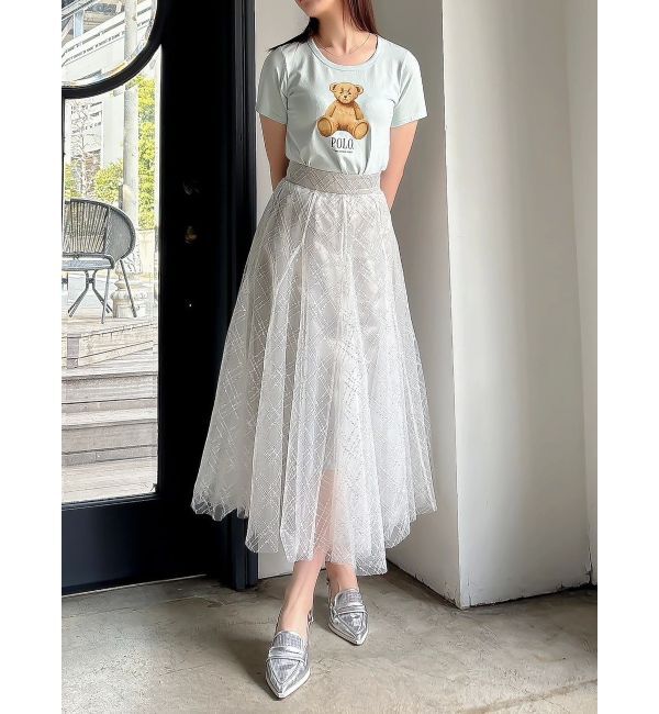 dazzlin「【POLO BCSコラボ/再生産】ベアモチーフコンパクトTシャツ」|Tシャツ・カットソー|