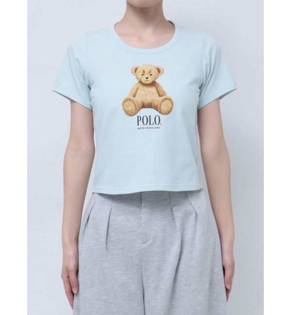 dazzlin「【POLO BCSコラボ/再生産】ベアモチーフコンパクトTシャツ」|Tシャツ・カットソー|
