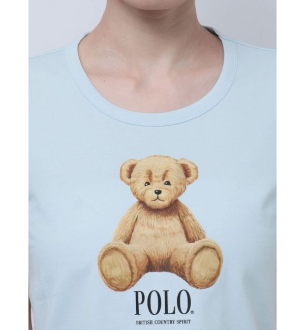 dazzlin「【POLO BCSコラボ/再生産】ベアモチーフコンパクトTシャツ」|Tシャツ・カットソー|