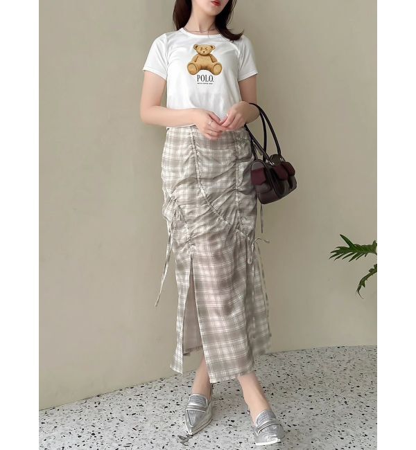 dazzlin「【POLO BCSコラボ/再生産】ベアモチーフコンパクトTシャツ」|Tシャツ・カットソー|