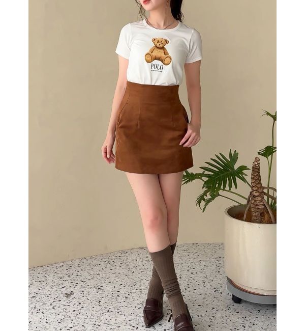 dazzlin「【POLO BCSコラボ/再生産】ベアモチーフコンパクトTシャツ」|Tシャツ・カットソー|