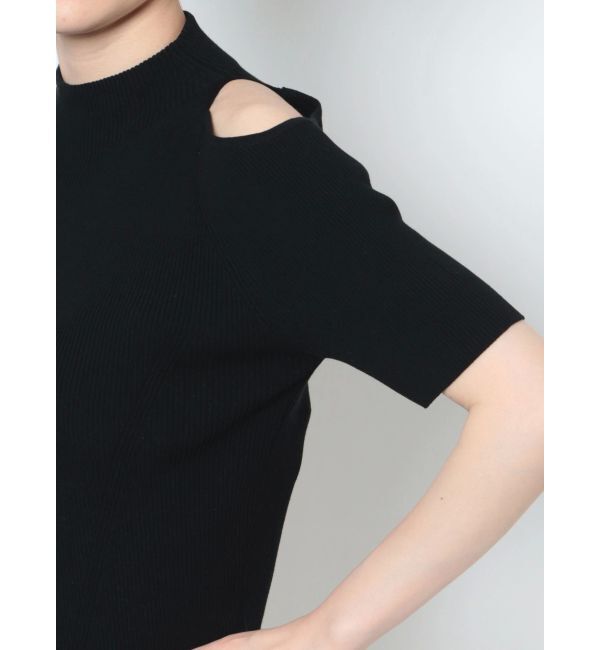 LAGUNAMOON「オープンショルダーニットプルオーバー」|カーディガン|