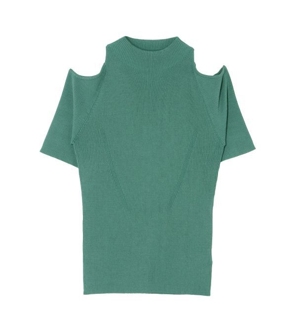 LAGUNAMOON「オープンショルダーニットプルオーバー」|カーディガン|