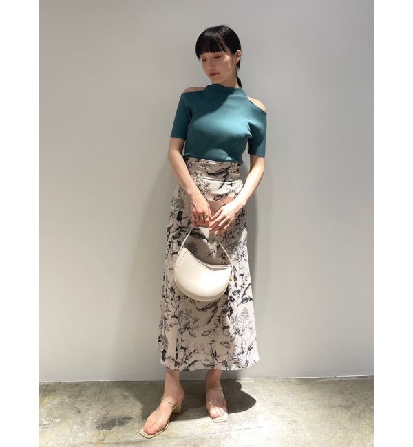 LAGUNAMOON「オープンショルダーニットプルオーバー」|カーディガン|