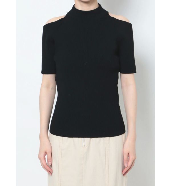 LAGUNAMOON「オープンショルダーニットプルオーバー」|カーディガン|