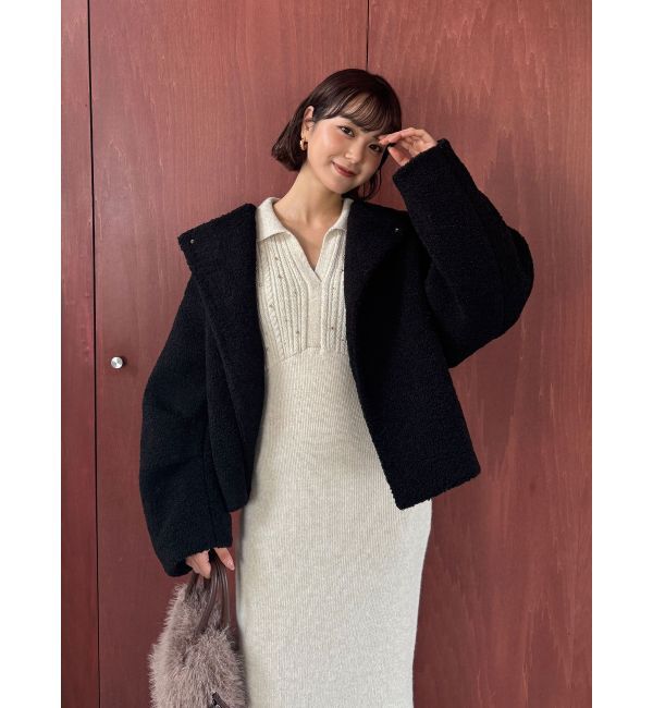 LAGUNAMOON「ボアブルゾン」|ブルゾン・スタジャン|