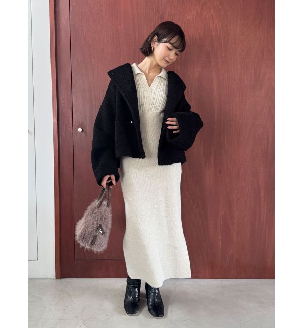 LAGUNAMOON「ボアブルゾン」|ブルゾン・スタジャン|