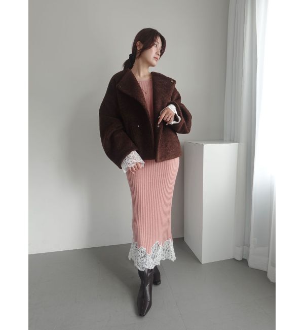 LAGUNAMOON「ボアブルゾン」|ブルゾン・スタジャン|