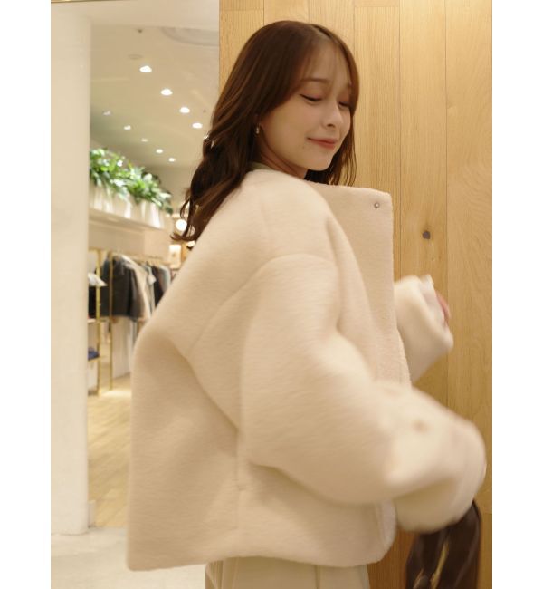 LAGUNAMOON「ボアブルゾン」|ブルゾン・スタジャン|