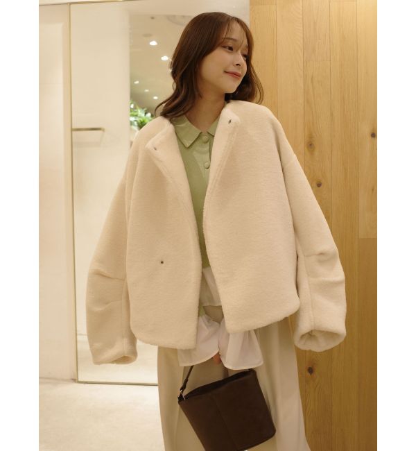 LAGUNAMOON「ボアブルゾン」|ブルゾン・スタジャン|