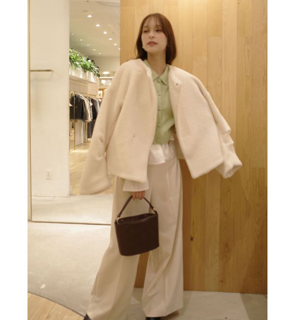 LAGUNAMOON「ボアブルゾン」|ブルゾン・スタジャン|