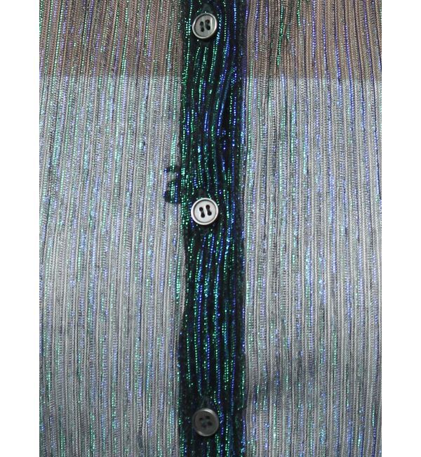 jouetie「プリーツラメシアーカーデ」|カーディガン|