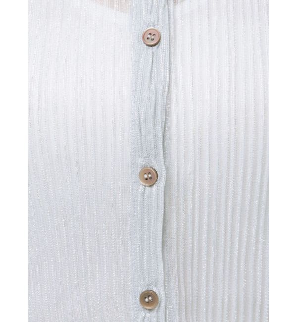 jouetie「プリーツラメシアーカーデ」|カーディガン|