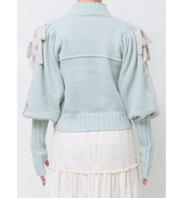 merry jenny「パフスリーブトラックジャケット」|カーディガン|