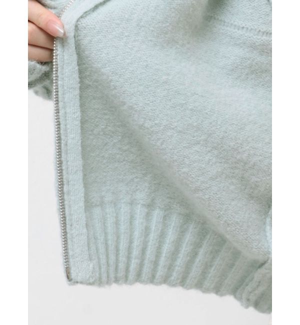 merry jenny「パフスリーブトラックジャケット」|カーディガン|