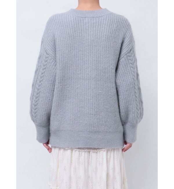 merry jenny「ぽこぽこお花ニットカーディガン」|カーディガン|