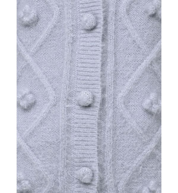 merry jenny「ぽこぽこお花ニットカーディガン」|カーディガン|