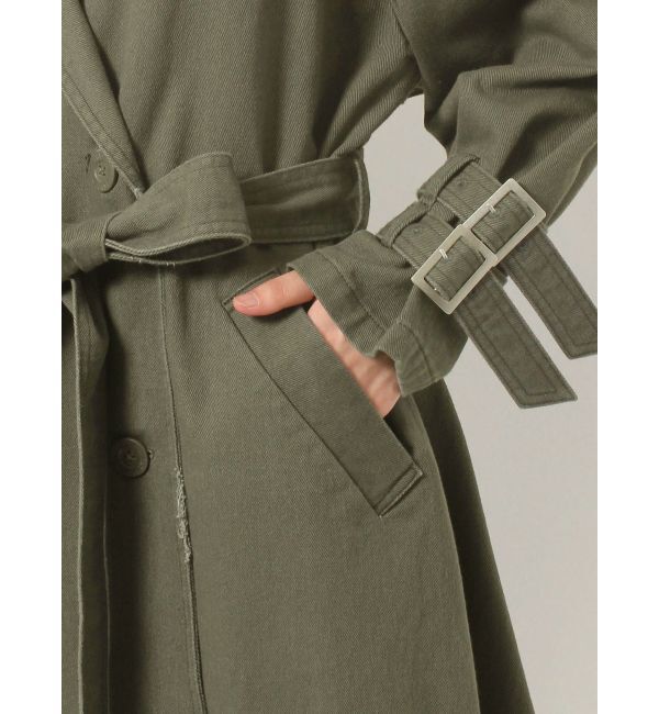 GYDA「グラインダーリラックストレンチコート」|トレンチコート|