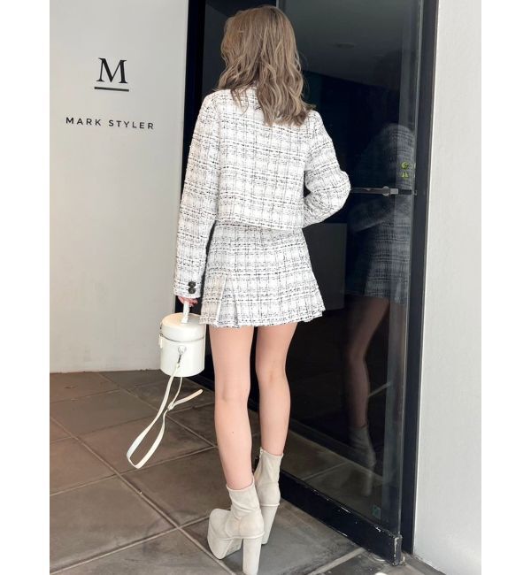 GYDA「TWEEDショートジャケット【SETUP着用可】」|テーラードジャケット|