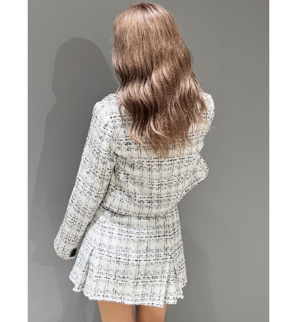 GYDA「TWEEDショートジャケット【SETUP着用可】」|テーラードジャケット|