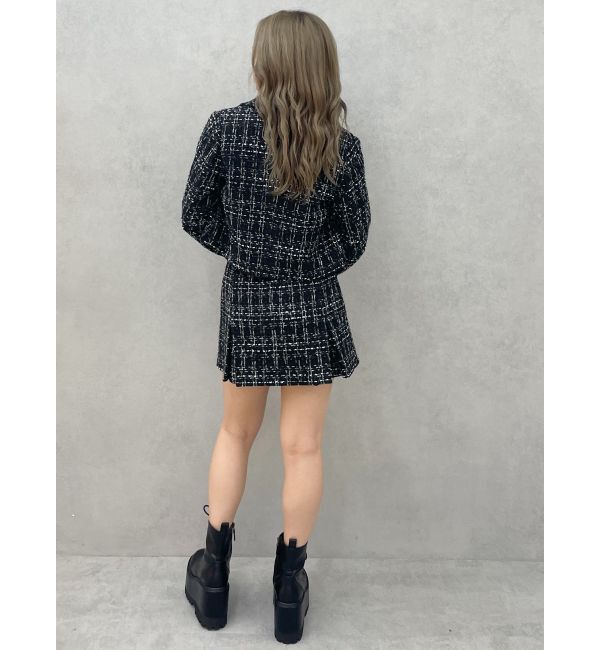 GYDA「TWEEDショートジャケット【SETUP着用可】」|テーラードジャケット|